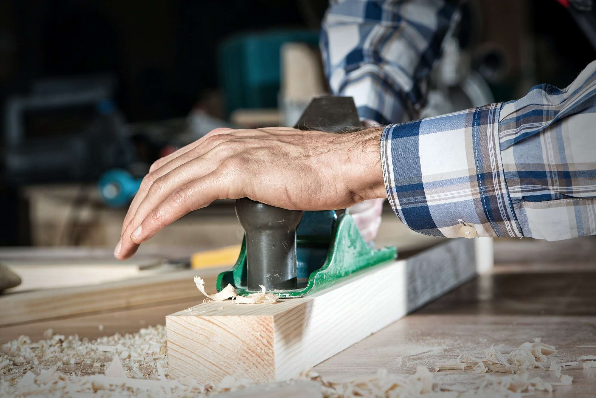 Carpenter at work